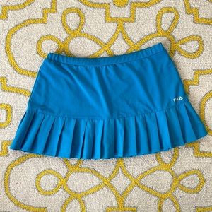 Fila Blue Pleated Tennis Skirt